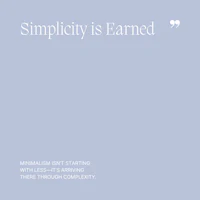 32 Simplicity is Earned