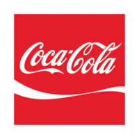 coca cola logo on a red background